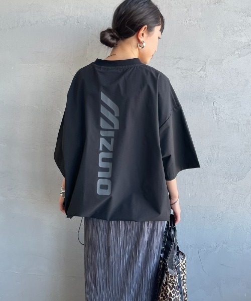 MIZUNO/ミズノ] 別注 4WAYストレッチ バックプリントTシャツ【追加