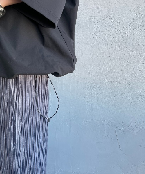 MIZUNO（ミズノ　）の「【WEB先行予約】[MIZUNO/ミズノ] 別注 4WAYストレッチ バックプリントTシャツ（Tシャツ/カットソー・レディース・ネイビー/チャコール/ブラック・S/XL/L/M）」の9枚目の写真