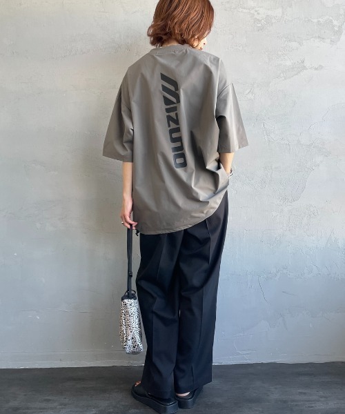 MIZUNO/ミズノ] 別注 4WAYストレッチ バックプリントTシャツ【追加