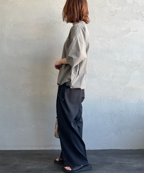 MIZUNO（ミズノ　）の「【WEB先行予約】[MIZUNO/ミズノ] 別注 4WAYストレッチ バックプリントTシャツ（Tシャツ/カットソー・レディース・ネイビー/チャコール/ブラック・S/XL/L/M）」の15枚目の写真