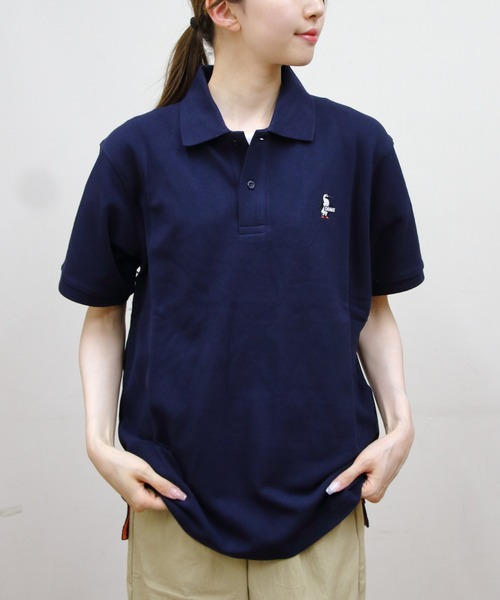CHUMS(チャムス)の「CHUMS/チャムス ブービーポロシャツ Booby Polo Shirt(ポロシャツ・メンズ・ホワイト/ブラック/ネイビー・XL/M/L)」の3枚目の写真