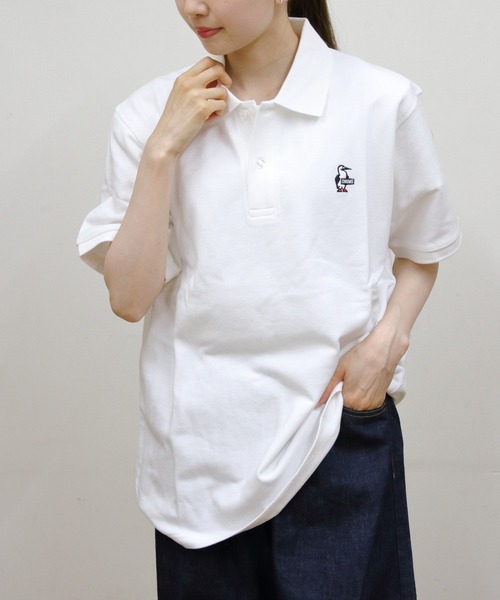 CHUMS(チャムス)の「CHUMS/チャムス ブービーポロシャツ Booby Polo Shirt(ポロシャツ・メンズ・ホワイト/ブラック/ネイビー・XL/M/L)」の1枚目の写真