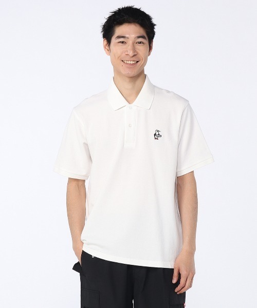 CHUMS(チャムス)の「CHUMS/チャムス ブービーポロシャツ Booby Polo Shirt(ポロシャツ・メンズ・ホワイト/ブラック/ネイビー・XL/M/L)」の8枚目の写真