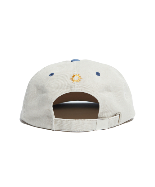 HELLO SUNRISE（ハローサンライズ）の「Two Tone Washed OG Logo 6Panel Cap_Beige & Vintage Blue（キャップ・レディース・その他・FREE）」の4枚目の写真