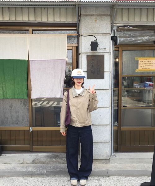 HELLO SUNRISE（ハローサンライズ）の「Two Tone Washed OG Logo 6Panel Cap_Beige & Vintage Blue（キャップ・レディース・その他・FREE）」の9枚目の写真