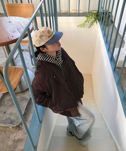 HELLO SUNRISE（ハローサンライズ）の「Two Tone Washed OG Logo 6Panel Cap_Beige & Vintage Blue（キャップ・レディース・その他・FREE）」の10枚目の写真