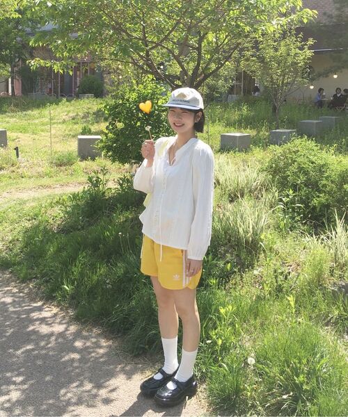 HELLO SUNRISE（ハローサンライズ）の「Two Tone Washed OG Logo 6Panel Cap_Beige & Vintage Blue（キャップ・レディース・その他・FREE）」の16枚目の写真