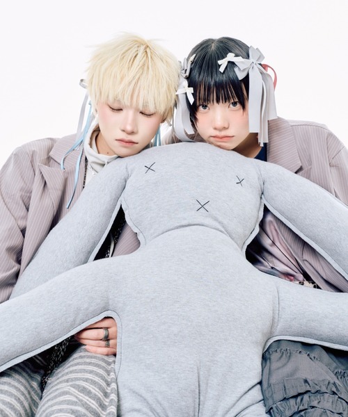 Never mind the XU / Chikashitsu+（ネバーマインド ザ エックスユー / チカシツプラス）の「【Nerd out XU】big stripe tailored jacket / 【ナードアウトエックスユー】ビッグストライプテーラードジャケット <着用動画あり>（テーラードジャケット・メンズ・グレー・M）」の20枚目の写真