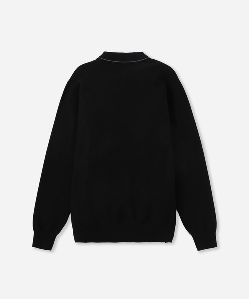 Saturdays Golf(サタデーズゴルフ)の「LS Knit Polo(ポロシャツ・メンズ・グリーン/キナリ/ブラック・XL/S/M/L)」の10枚目の写真