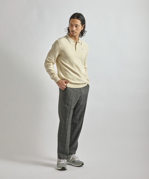 Saturdays Golf(サタデーズゴルフ)の「LS Knit Polo(ポロシャツ・メンズ・グリーン/キナリ/ブラック・XL/S/M/L)」の17枚目の写真