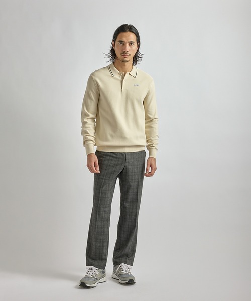 Saturdays Golf(サタデーズゴルフ)の「LS Knit Polo(ポロシャツ・メンズ・グリーン/キナリ/ブラック・XL/S/M/L)」の18枚目の写真