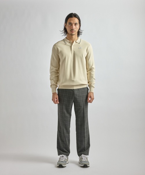 Saturdays Golf(サタデーズゴルフ)の「LS Knit Polo(ポロシャツ・メンズ・グリーン/キナリ/ブラック・XL/S/M/L)」の14枚目の写真