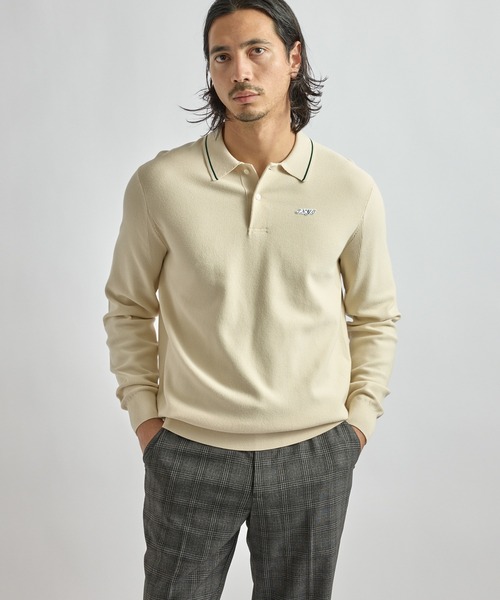 Saturdays Golf(サタデーズゴルフ)の「LS Knit Polo(ポロシャツ・メンズ・グリーン/キナリ/ブラック・XL/S/M/L)」の12枚目の写真