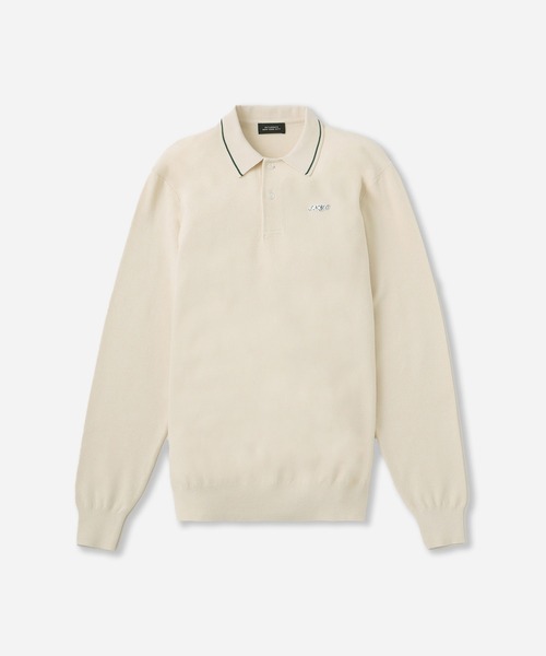 Saturdays Golf(サタデーズゴルフ)の「LS Knit Polo(ポロシャツ・メンズ・グリーン/キナリ/ブラック・XL/S/M/L)」の11枚目の写真