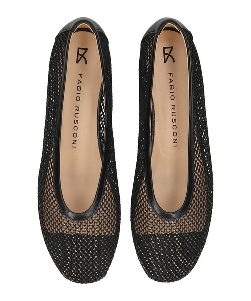 FABIO RUSCONI(ファビオルスコーニ)の「【FABIO RUSCONI】ラウンドトウメッシュフラットバレエ(F61512)(バレエシューズ・レディース・シルバー系その他/ブラック系その他・36/37/38/39/35)」の14枚目の写真