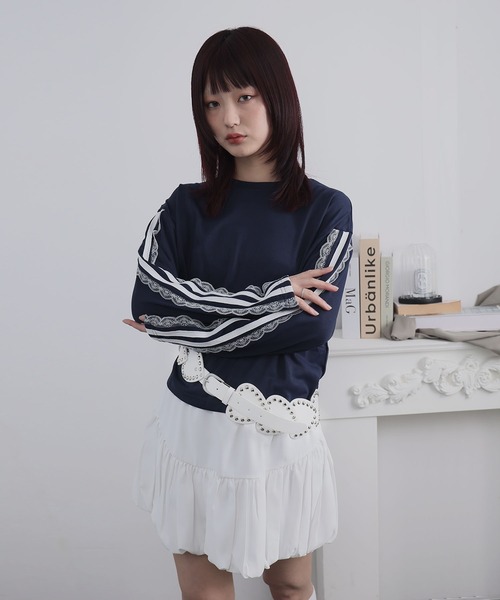 Ulysses(ユリシス)の「リベットハートデザインベルト(ベルト・レディース・ブラック/ホワイト・F)」の15枚目の写真