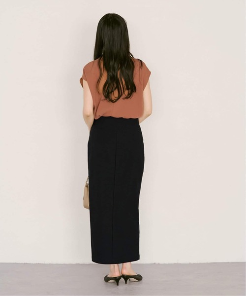 Noble（ノーブル）の「《追加3》RyNyコンフォートストレッチジップタイトスカート（スカート・レディース・ライトグレー/ブラウン/ブラック・36/34/40/38）」の8枚目の写真