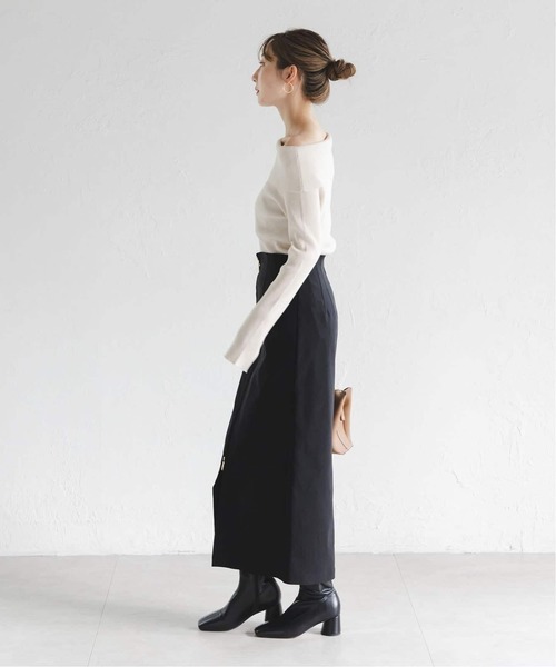 Noble（ノーブル）の「《追加3》RyNyコンフォートストレッチジップタイトスカート（スカート・レディース・ライトグレー/ブラウン/ブラック・36/34/40/38）」の11枚目の写真