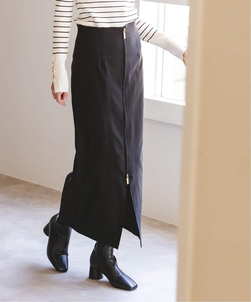 Noble（ノーブル）の「《追加3》RyNyコンフォートストレッチジップタイトスカート（スカート・レディース・ライトグレー/ブラウン/ブラック・36/34/40/38）」の12枚目の写真