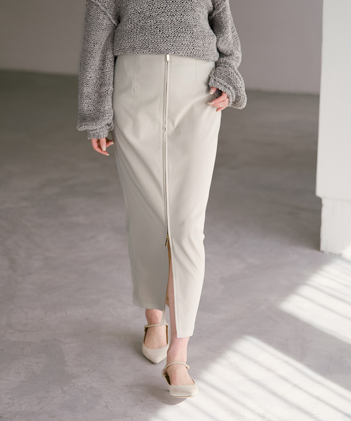 Noble（ノーブル）の「《追加3》RyNyコンフォートストレッチジップタイトスカート（スカート・レディース・ライトグレー/ブラウン/ブラック・36/34/40/38）」の21枚目の写真