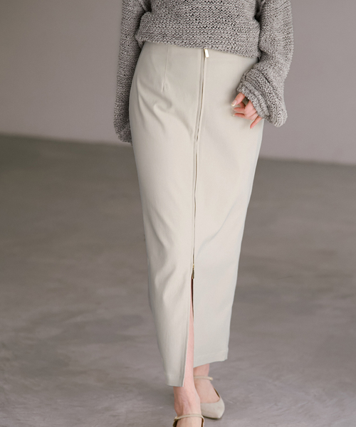 Noble（ノーブル）の「《追加3》RyNyコンフォートストレッチジップタイトスカート（スカート・レディース・ライトグレー/ブラウン/ブラック・36/34/40/38）」の22枚目の写真