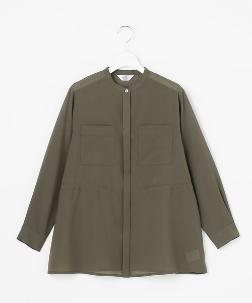 J.PRESS Ladies(J.プレス レディス)の「【冷房対策に】RELAXION Sheer ボイル ブラウス(シャツ/ブラウス・レディース・カーキ系/ネイビー系/ベージュ系・XS)」の5枚目の写真