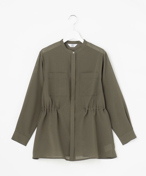 J.PRESS Ladies(J.プレス レディス)の「【冷房対策に】RELAXION Sheer ボイル ブラウス(シャツ/ブラウス・レディース・カーキ系/ネイビー系/ベージュ系・XS)」の14枚目の写真