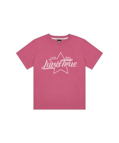 LUVISTRUE(ラヴイズトゥルー)の「DN STAR LOGO TEE(PINK)(Tシャツ/カットソー・レディース・その他・FREE)」の2枚目の写真
