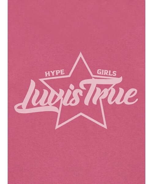 LUVISTRUE(ラヴイズトゥルー)の「DN STAR LOGO TEE(PINK)(Tシャツ/カットソー・レディース・その他・FREE)」の5枚目の写真