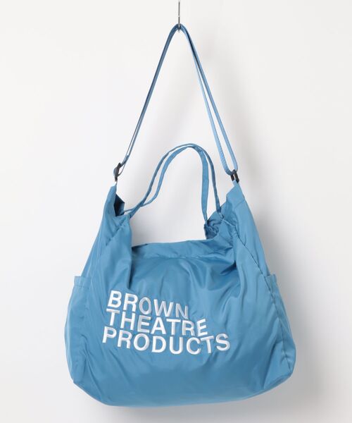 SALON de RUBAN（サロンドルヴァン）の「【SALON de RUBAN / サロン ド ルヴァン】 BROWN THEATRE PRODUCTS ロゴ刺繍 2wayトートバッグ（トートバッグ・レディース・ブルー/ブラック/マスタード/ベージュ/ダークグレー・FREE）」の14枚目の写真