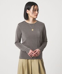 シャイニーリブ カットソー ＜A DAY IN THE LIFE＞