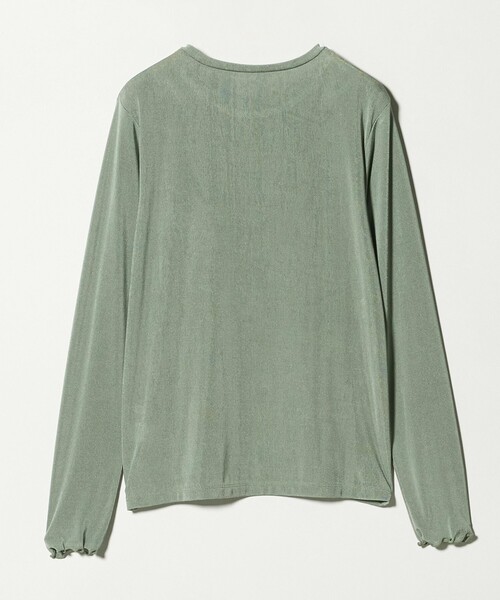A DAY IN THE LIFE UNITED ARROWS(アデイインザライフユナイテッドアローズ)の「シャイニーリブ カットソー <A DAY IN THE LIFE>(Tシャツ/カットソー・レディース・ライム/オフホワイト/ダークグレー・FREE)」の13枚目の写真