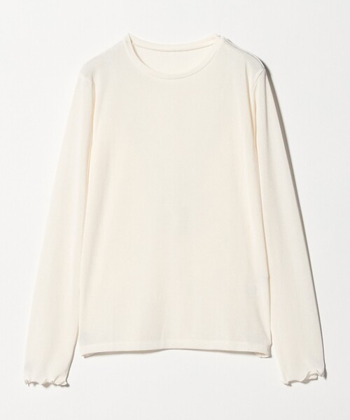 A DAY IN THE LIFE UNITED ARROWS(アデイインザライフユナイテッドアローズ)の「シャイニーリブ カットソー <A DAY IN THE LIFE>(Tシャツ/カットソー・レディース・ライム/オフホワイト/ダークグレー・FREE)」の17枚目の写真