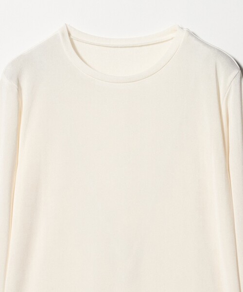 A DAY IN THE LIFE UNITED ARROWS(アデイインザライフユナイテッドアローズ)の「シャイニーリブ カットソー <A DAY IN THE LIFE>(Tシャツ/カットソー・レディース・ライム/オフホワイト/ダークグレー・FREE)」の18枚目の写真