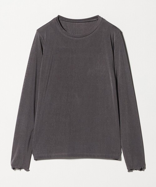A DAY IN THE LIFE UNITED ARROWS(アデイインザライフユナイテッドアローズ)の「シャイニーリブ カットソー <A DAY IN THE LIFE>(Tシャツ/カットソー・レディース・ライム/オフホワイト/ダークグレー・FREE)」の20枚目の写真