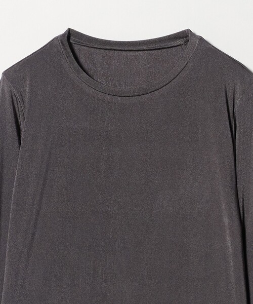 A DAY IN THE LIFE UNITED ARROWS(アデイインザライフユナイテッドアローズ)の「シャイニーリブ カットソー <A DAY IN THE LIFE>(Tシャツ/カットソー・レディース・ライム/オフホワイト/ダークグレー・FREE)」の21枚目の写真