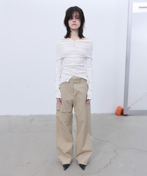 LCDC TM（エルシーディーシーティーエム）の「OVERLAY STRAIGHT PANTS (BEIGE)（その他パンツ）」