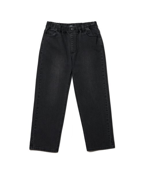 MUSINSA STANDARD KIDS（ムシンサスタンダードキッズ）の「レギュラーフィットバンディングデニムパンツ[ウォッシュドブラック]（デニムパンツ・レディース・その他・130/140/150/160/120/110/100）」の11枚目の写真