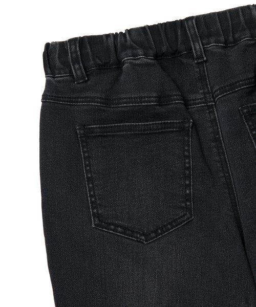 MUSINSA STANDARD KIDS（ムシンサスタンダードキッズ）の「レギュラーフィットバンディングデニムパンツ[ウォッシュドブラック]（デニムパンツ・レディース・その他・130/140/150/160/120/110/100）」の7枚目の写真