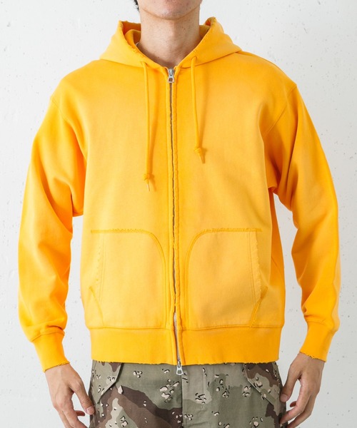 URBAN RESEARCH(アーバンリサーチ)の「URBAN RESEARCH iD AGING ZIP PARKA(パーカー・メンズ・オレンジ/ホワイト/ブラック・MEDIUM/LARGE)」の4枚目の写真