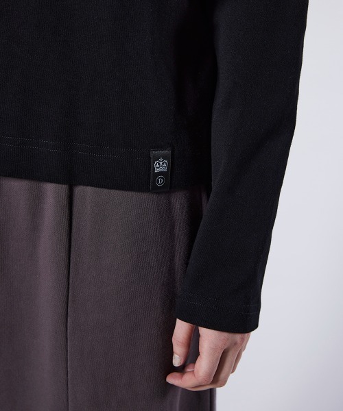 DOUBLE STANDARD CLOTHING（ダブルスタンダードクロージング）の「Dロゴ フライスTシャツ（Tシャツ/カットソー・レディース・ブラック/オフホワイト/ベージュ・FREE）」の12枚目の写真