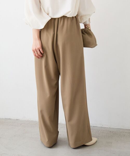 le.coeur blanc(ルクールブラン)の「フルダルイージーワイドパンツ(その他パンツ・レディース・サックスブルー/キャメル/ネイビー・36/38)」の7枚目の写真