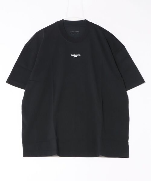 ALLSAINTS（オールセインツ）の「MIKRO OVERSIZED T-SHIRT | MIKRO オーバーサイズ Tシャツ（Tシャツ/カットソー・メンズ・ブラック・XS/S/M/L/XL）」の9枚目の写真