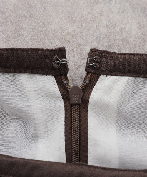 FRAMeWORK(フレームワーク)の「JANE SMITH/ジェーンスミス wool tropical layered スカート(スカート・レディース・ブラウン・FREE)」の10枚目の写真