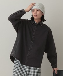 RAGEBLUE | Curve Seam Denim Shirt/カーブシームデニムシャツ(シャツ/ブラウス)