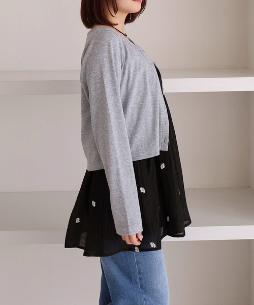 archives（アルシーヴ）の「花柄刺繍ミニキャミワンピース（ワンピース・レディース・アイボリー/ブラック・MEDIUM）」の17枚目の写真