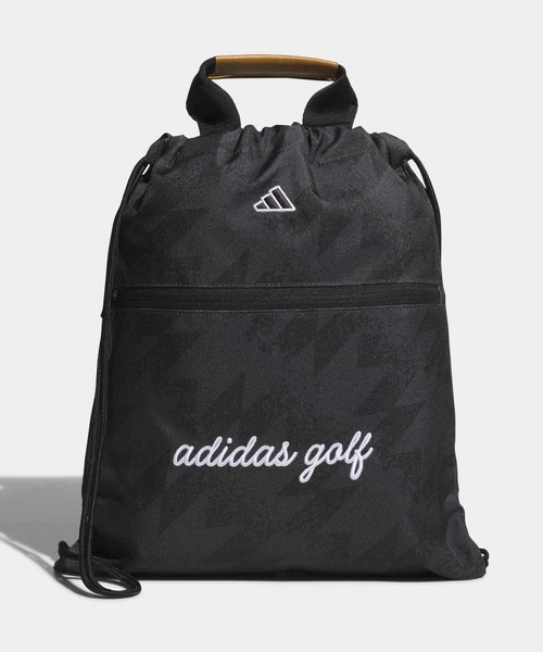新品　adidasgolf xs ブラック　黒　セット ユニセックス グラフィック シュー ナップサック【adidas Golf