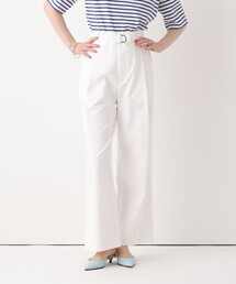 シェルタリングタックワイドパンツ