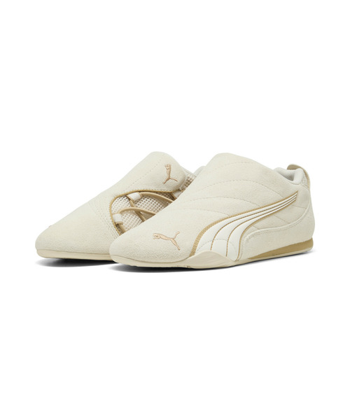 PUMA（プーマ）の「PUMA プーマ ウィメンズ プーマ キャッチ ソレイユ スリップオン スニーカ（スニーカー・レディース・ホワイト系その他/ホワイト/ブラック×ホワイト・23.5cm/24.0cm/22.5cm/23.0cm/25.5cm/24.5cm/25.0cm/22.0cm）」の4枚目の写真