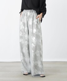 LADY LUCK LUCA（レディラックルカ）の「LC/LLL ジョーゼット箔プリントチュールレイヤードパンツ（その他パンツ）」